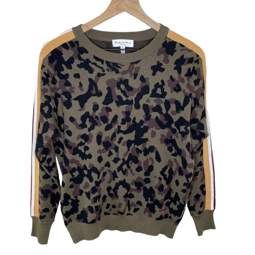 Michael Stars Women’s Cozy Camo Sweatshirt Size XS